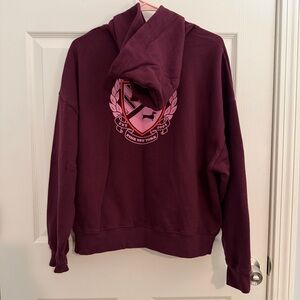 PINK Victoria's Secret Maroon Hoodie
